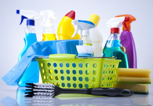 Professional carpet cleaning team preparing equipment for a UK service appointment
