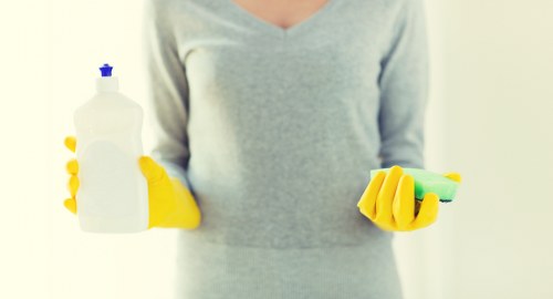 Stain removal during carpet cleaning in W1 home