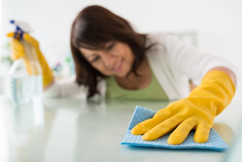 Deep carpet cleaning process for a central London interior